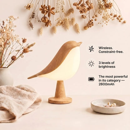Glow Bird | Touch-Activated Wireless Night Light & Sleep Lamp