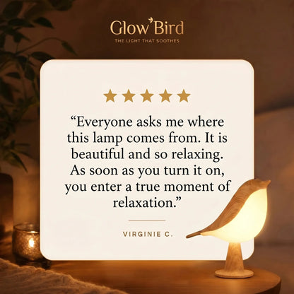 Glow Bird | Touch-Activated Wireless Night Light & Sleep Lamp
