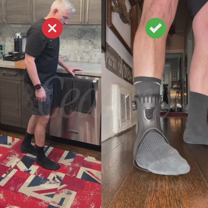 Foot Drop AFO Brace - Adjustable Ankle Support for Walking Stability